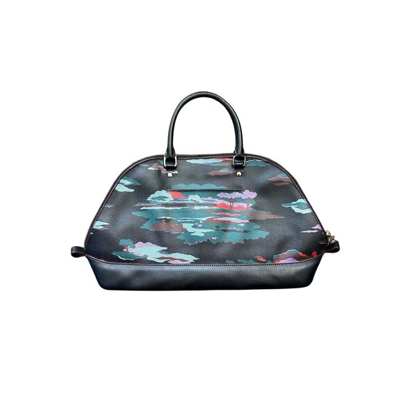 Coach Sierra Landscape Art Satchel Clutch Bag F11903 Rare HTF No Crossbody Strap - Picture 1 of 15